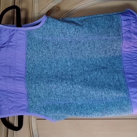 Cat & Jack Girls Vest Size L 10/12 -3 Pockets-Gray/Purple-Good Cond. - Picture 5 of 5